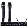 AKG  DMS70 Q Vocal Set Dua ⿹ DSR70 receiver,2x DHT70 Handheld D5,19" rack mount 2x DHT70 Handheld D5=2 pack