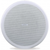 QSC AC-C8T ⾧Դྴҹ 8" Two-way ceiling speaker, 70/100V transformer with 8Ω bypass, 90° conical coverage, includes C-ring and rails for blind mount