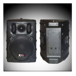 XXL B-215 ลำโพงพลาสติก ขนาด 15" 2 ทาง Speakers Plastic Box, soundprogroup.com