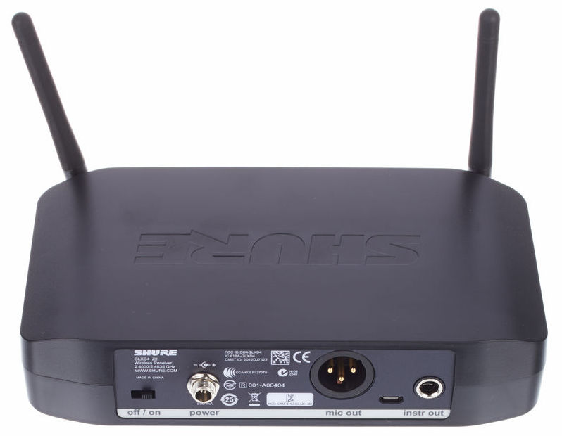 SHURE GLXD24A/SM58‐Z2 ไมโครโฟนไร้สาย GLX‐D Handheld Wireless System