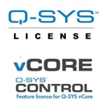 QSC vCore Control Engine Bundle including 3-year software maintenance term license.