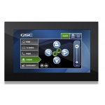QSC Q-SYS TSC-116W-G2 IN-WALL OR TABLE TOP TOUCH SCREEN CONTROLLER