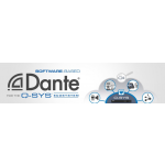 QSC SLDAN-256-P Software-Base Dante 256x256 Channel License, Perpetual