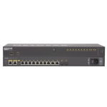 QSC NS10-125+ 10-port network switch preconfigured for Q-SYS Audio,