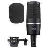 AKG C4000 Large diaphragm multi-pattern studio microphone for every recording situation. Black